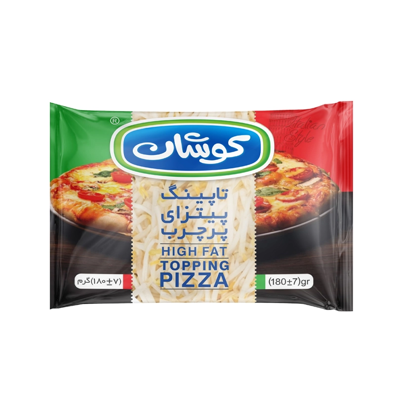 پنیر پیتزا 180 گرمی رنگی